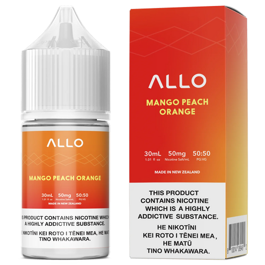 Mango Peach Orange by Allo Salts Nic Salts Podlyfe