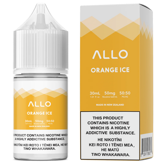 Orange Ice by Allo Salts Nic Salts Podlyfe