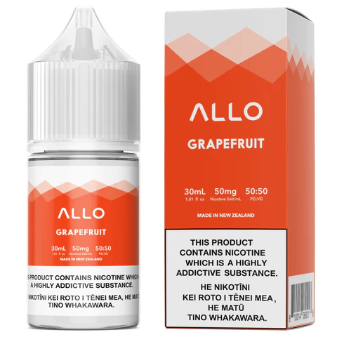 Grapefruit by Allo Salts Nic Salts Podlyfe