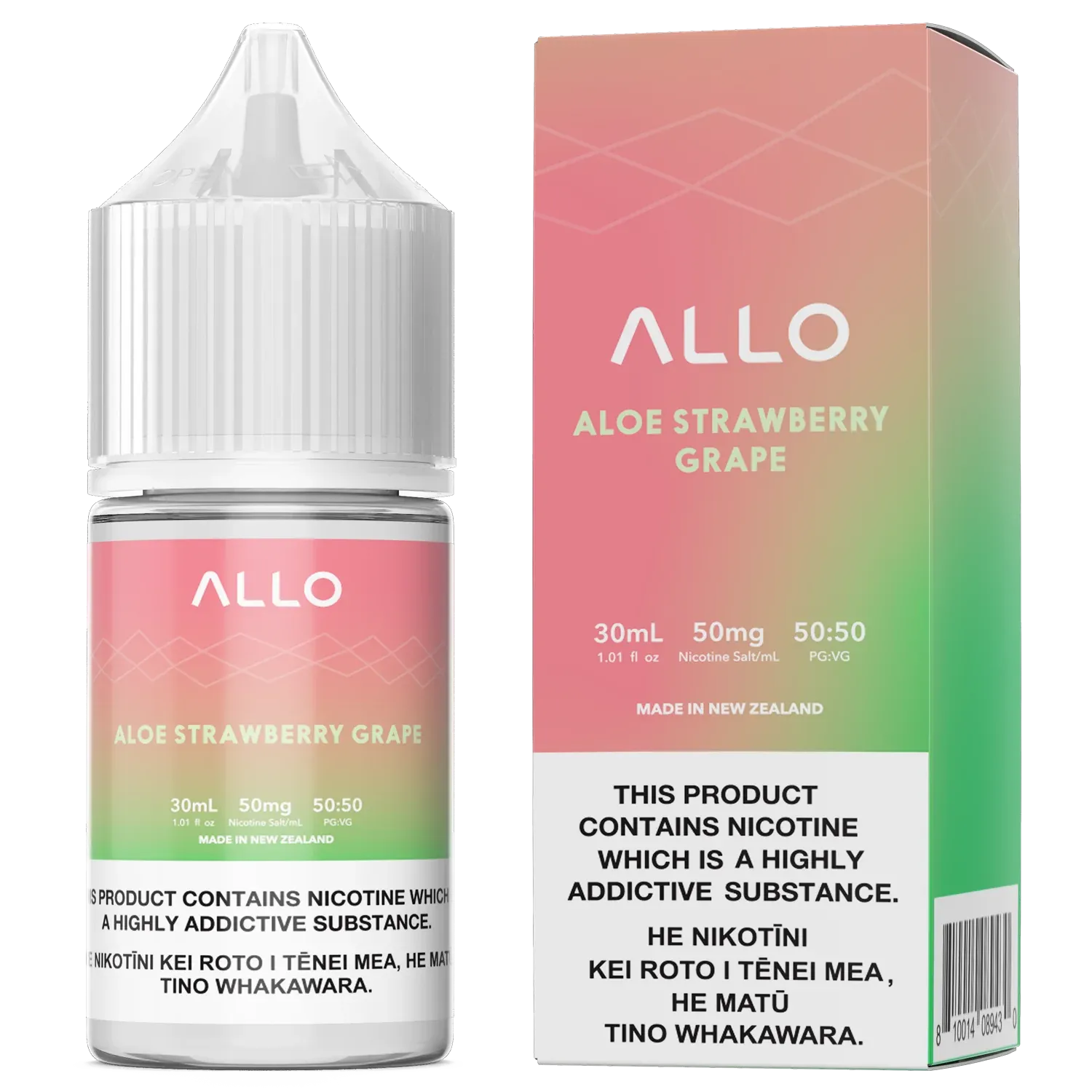 Aloe Strawberry Grape by Allo Salts Nic Salts Podlyfe