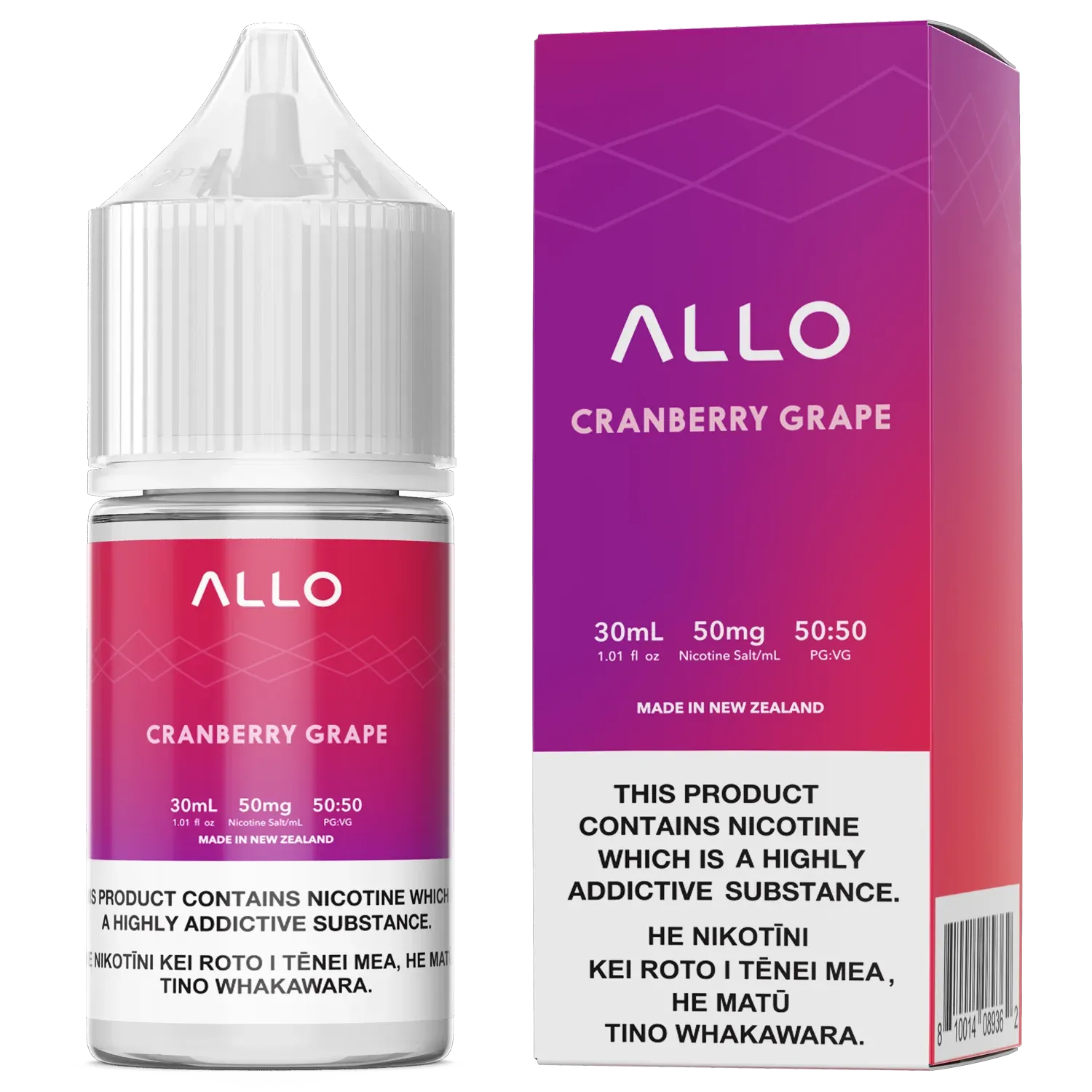 Cranberry Grape by Allo Salts Nic Salts Podlyfe